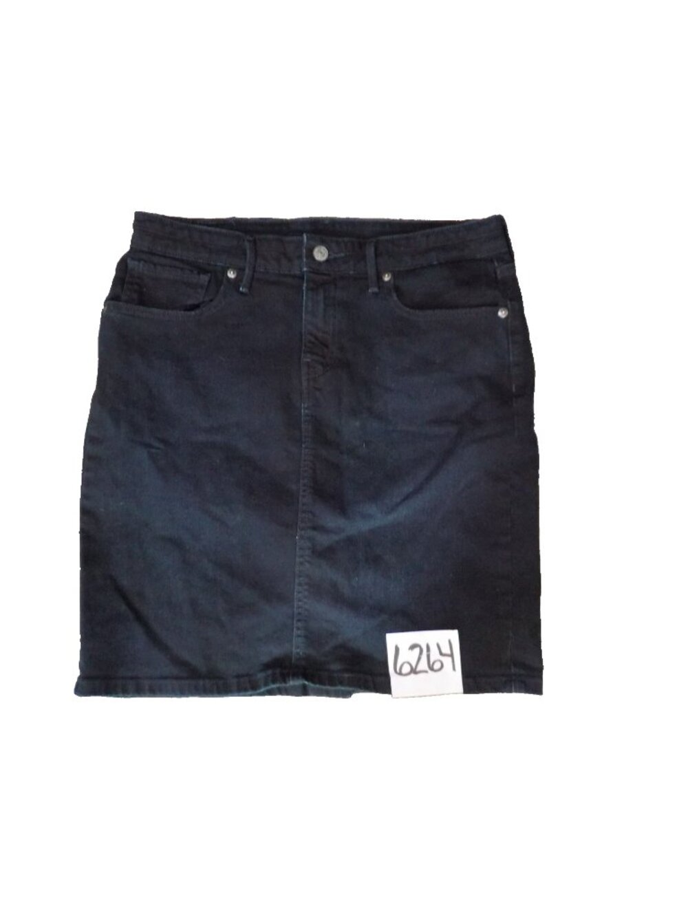 Levi’s Dark Wash Indigo Stretch Denim Pencil Skirt Women’s Size 30